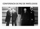 Conferencia de Paz en París (1919) - EcuRed