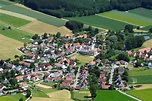 Luftbild Röhrmoos - Ortsansicht der Gemeinde Sigmertshausen in Röhrmoos ...