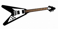 Gibson Flying V colored by IsunaKun on DeviantArt