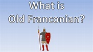 What is Old Franconian? - YouTube