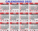 CALENDÁRIO 2022 COMPLETO COM TODOS OS FERIADOS NACIONAIS E LUAS DE 2022 ...