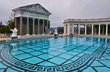 Hearst Castle's outdoor pool. | Hearst castle, Cool pools, Pool