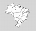 Mapa Do Brasil Em Branco - Coloring City