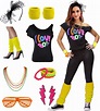 Womens I Love the 80's Disco 80s Costume Outfit - Etsy