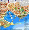 Map of Monte Carlo, Monaco