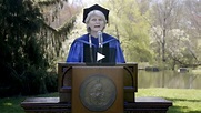 Elizabeth H. Bradley Vassar Commencement 2020 on Vimeo