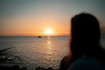 Woman Watching The Sunset · Free Stock Photo