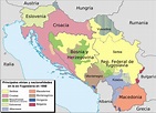 Mapa - Yugoslavia – La Unión de los Balcanes