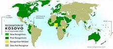 Map Update: Kosovo Recognized by 3 More Countries in 2015 (108/193 UN ...