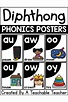 Diphthong Phonics Posters - A Teachable Teacher