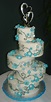 Offset Round Wedding Cake - CakeCentral.com