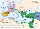 byzantine empire map at its height timeline over time - 729×523 - image #1