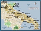 Puglia Map - TravelsFinders.Com