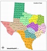 Texas Counties Map - Texas News, Places, Food, Recreation, and Life.