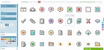 Iconshock： 200萬 icon 免費圖庫，下載圖示前還可自己改設計