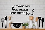 Cooking With Love Provides Food for the Soul..... Quotes & | Etsy