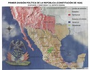 Recursos escolares: Primer división política de la República Mexicana 1824