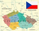 Mapa Mundo Republica Checa | Mapa Região