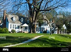 Casas coloniales en el centro histórico de Williamsburg, Virginia ...