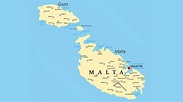 Mapa politico de Malta