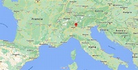 Bérgamo: MAPA, plano e información general (Italia)