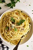 Spaghetti Aglio e Olio Recipe {Ready in 20 minutes!} | Lil' Luna