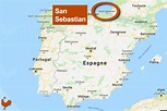 San Sebastian Spain Map - Terminal Map