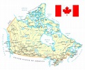 Carte du Canada - Cartes des villes, du relief, administrative, régions...