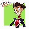 Blitzo in his human form | Disney character art, Cute drawings, Cartoon ...