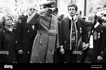 Funeral of condemned war criminal Karl Doenitz on 6 January 1981 in ...