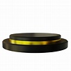 Realistic 3D Render of Black Gold Podium 10998122 PNG