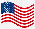 American Flag Clipart - Bandera Estados Unidos Dibujo - Free ...