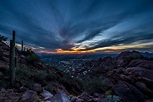 Sunset tonight at the Camelback mountain, Phoenix, Arizona by ...