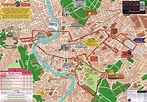 Carte de Rome en Italie - Trouver une carte ou un plan de la ville de Rome