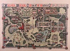 An early 20th Century coloured map and plan of the grounds of Friar ...
