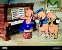 Walt Disneys Timeless Tales Three Little Pigs High Resolution Stock ...