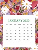 Cute January 2020 Calendar For Classroom Management | Free Printable ...