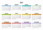 Calendario 2021 Para Imprimir Calendarios Y Planificadores Images And ...