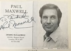 Paul Maxwell – Movies & Autographed Portraits Through The Decades