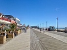 During summer, there is a lot of activity along the beach in Asbury ...