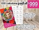 1000 Calendarios Postal 2023 Personalizados 10x18 Cm Envio | yalex MEXICO