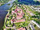 Marienburg | Die Marienburg in Polen aus der Luft