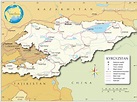 Political Map of Kyrgyzstan - Nations Online Project