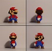 SUPER MARIO BROS. 3D Transformation Mario Pixel Bead | Etsy