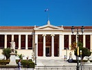 Universidad De Atenas En Grecia Imagen de archivo editorial - Imagen de ...