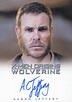 X-Men Origins: Wolverine Autograph Card Aaron Jeffery as Thomas Logan ...