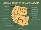 Mountain Ranges of the American West: A Great Infographic | The Next ...
