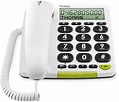 Doro PhoneEasy 312CS Fastnet Telefon (Hvid) | Elgiganten