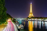 The Seine and Eiffel Tower after dark - Paris, France [OC][3775x2500 ...