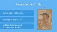 Alexander der Große • Steckbrief, Eroberungen und Reich · [mit Video]